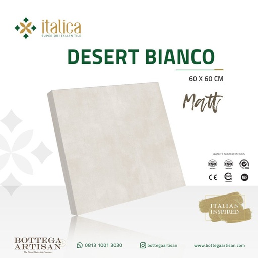 [FL-GT.IT0016] Italica Granit Desert Bianco Matt 60X60