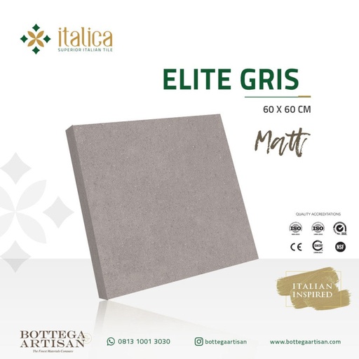 [FL-GT.IT0013] Italica Granit Elite Gris Matt 60X60